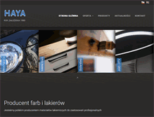 Tablet Screenshot of haya.pl